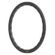 Ultralight Wave Shape 700C 50x28mm Carbon Tubeless Hooked/Hookless/Tubular Road Bike Rim